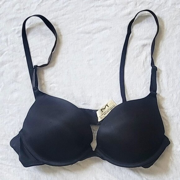 Maidenform Black Solid TShirt Bra Size 34B - Picture 3 of 4